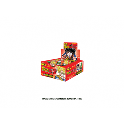 CHICLETE - RICLAN - 90UN BUZZY DRAGON BALL TATTOO TUTTI FRUTTI
